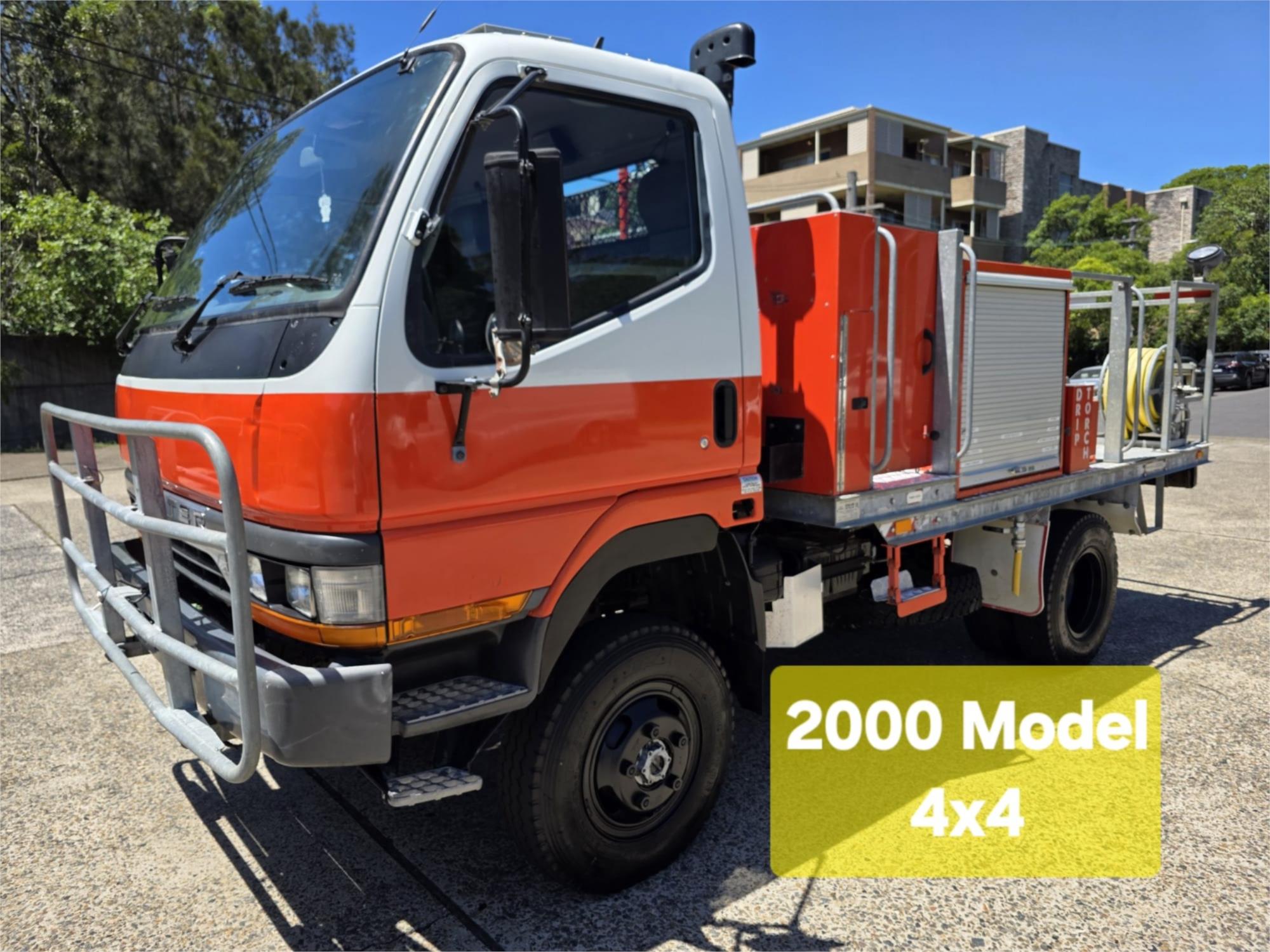 2000 MITSUBISHI CANTER Fire Truck FG637 C6 (4x4) SWB WIDE