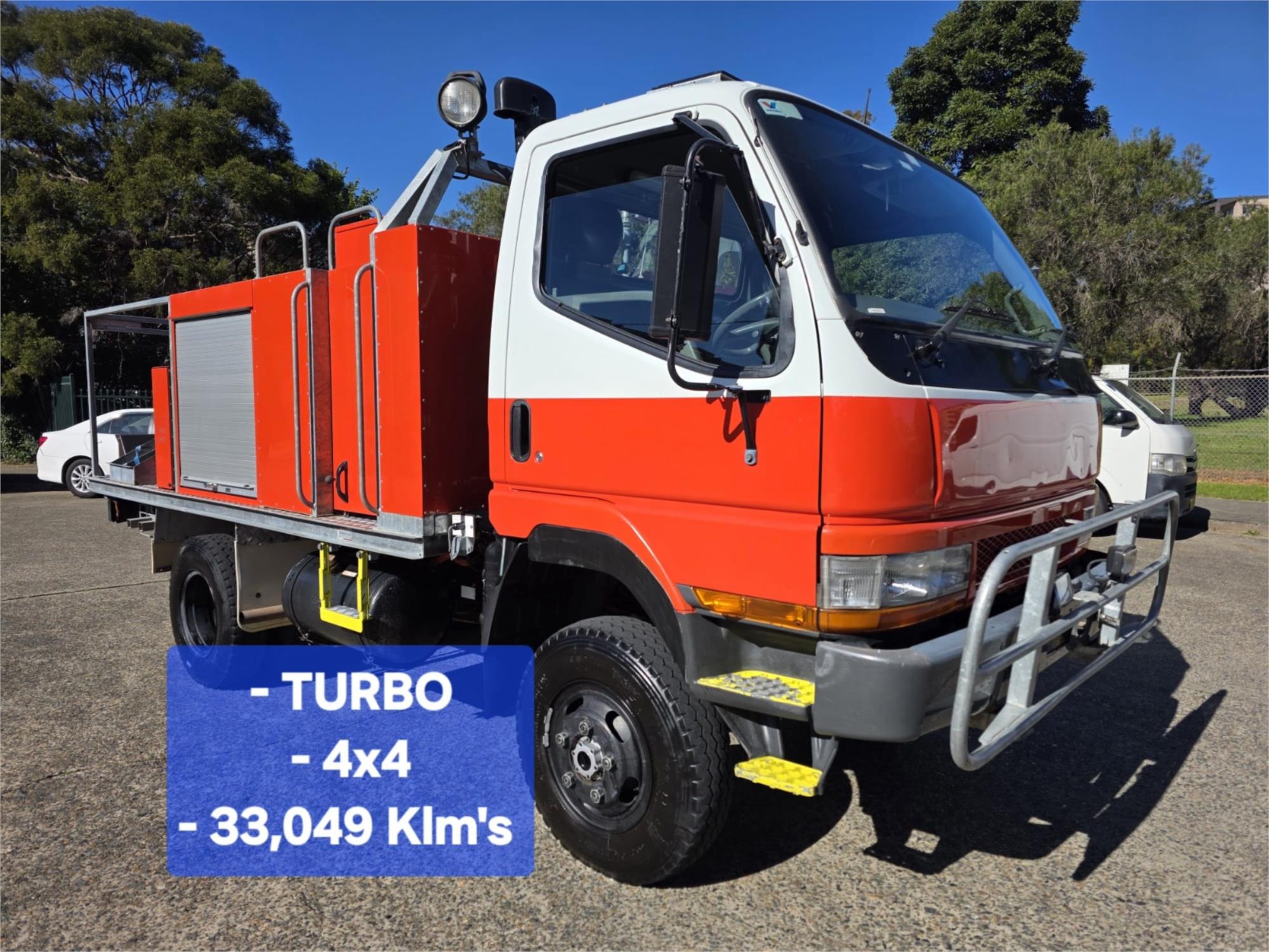 2003 MITSUBISHI CANTER Fire Truck FG649 4x4 SWB FG