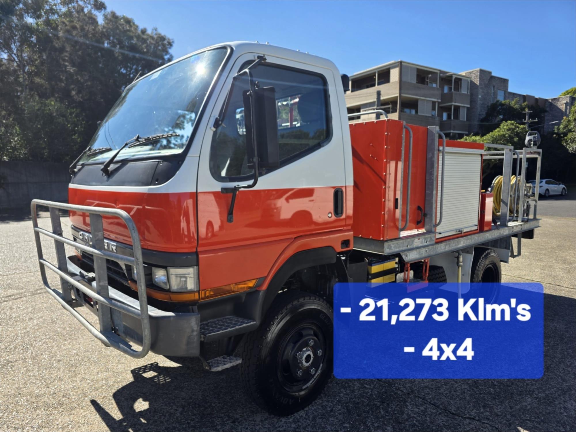 1998 MITSUBISHI CANTER Fire Truck FG637 C6 (4x4) SWB WIDE