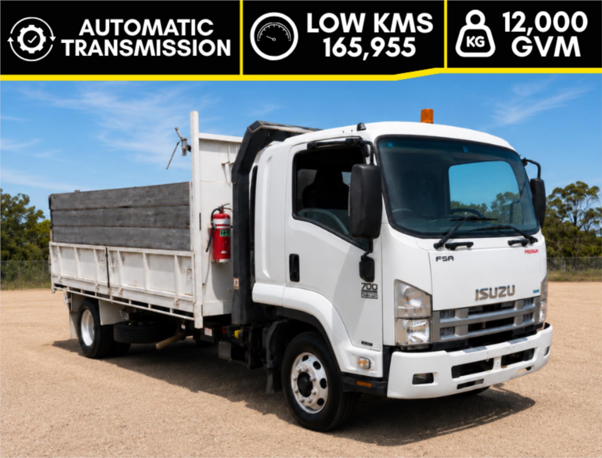 2012 Isuzu F Series Tipper Truck FSR 700/850