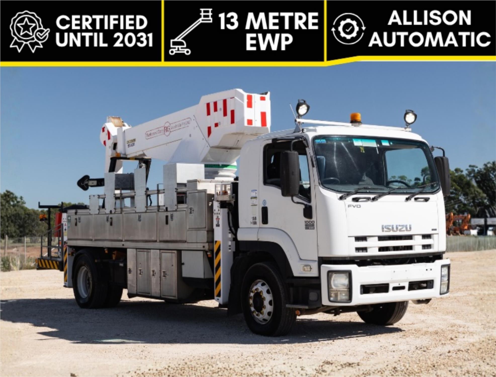 2008 ISUZU F Series Cherry Picker FVD 1000