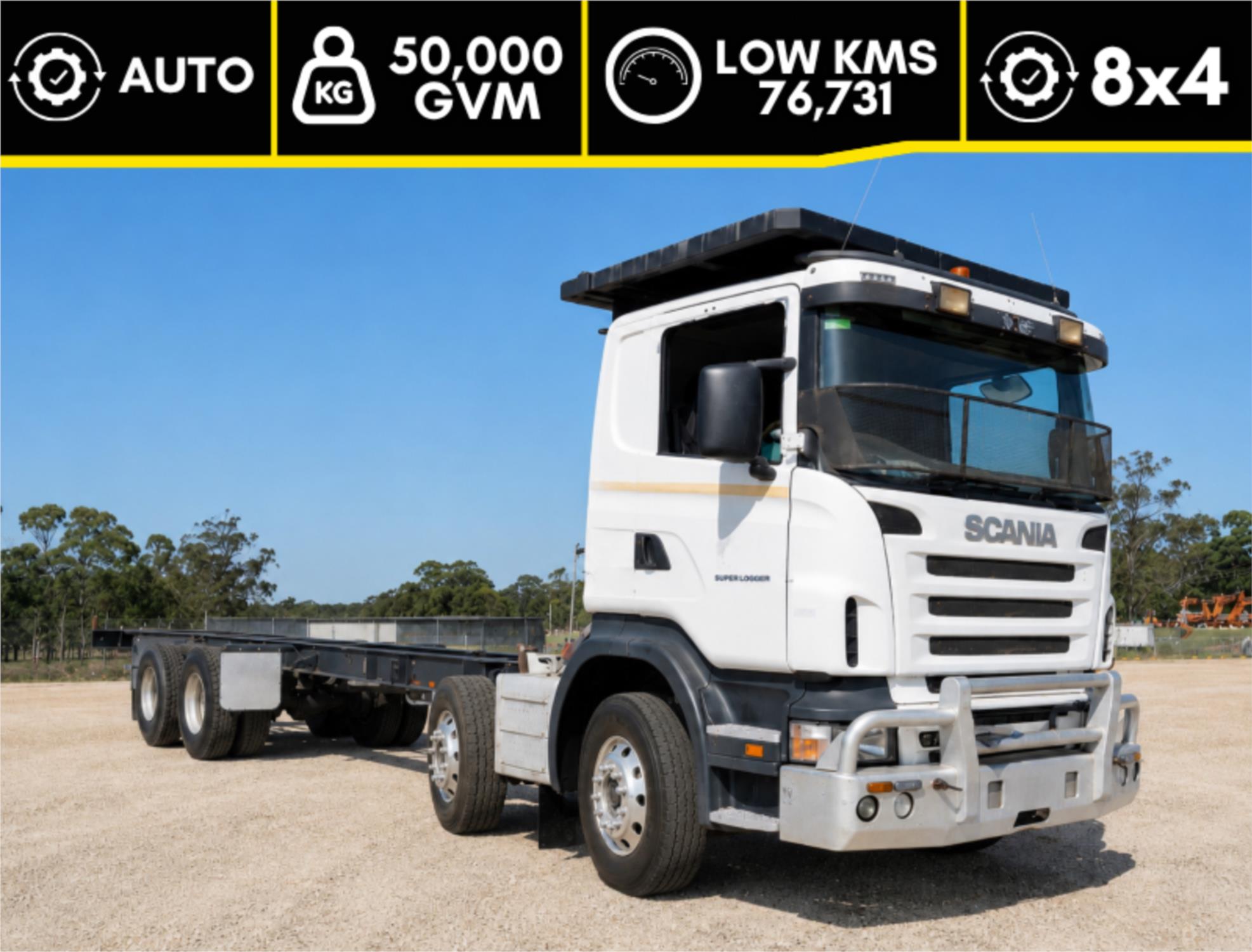 2008 SCANIA R Series Cab Chassis R420