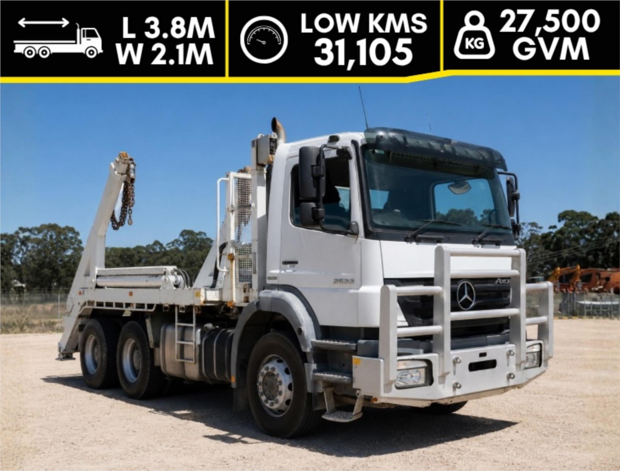 2010 Mercedes-Benz Axor Cab Chassis 2633