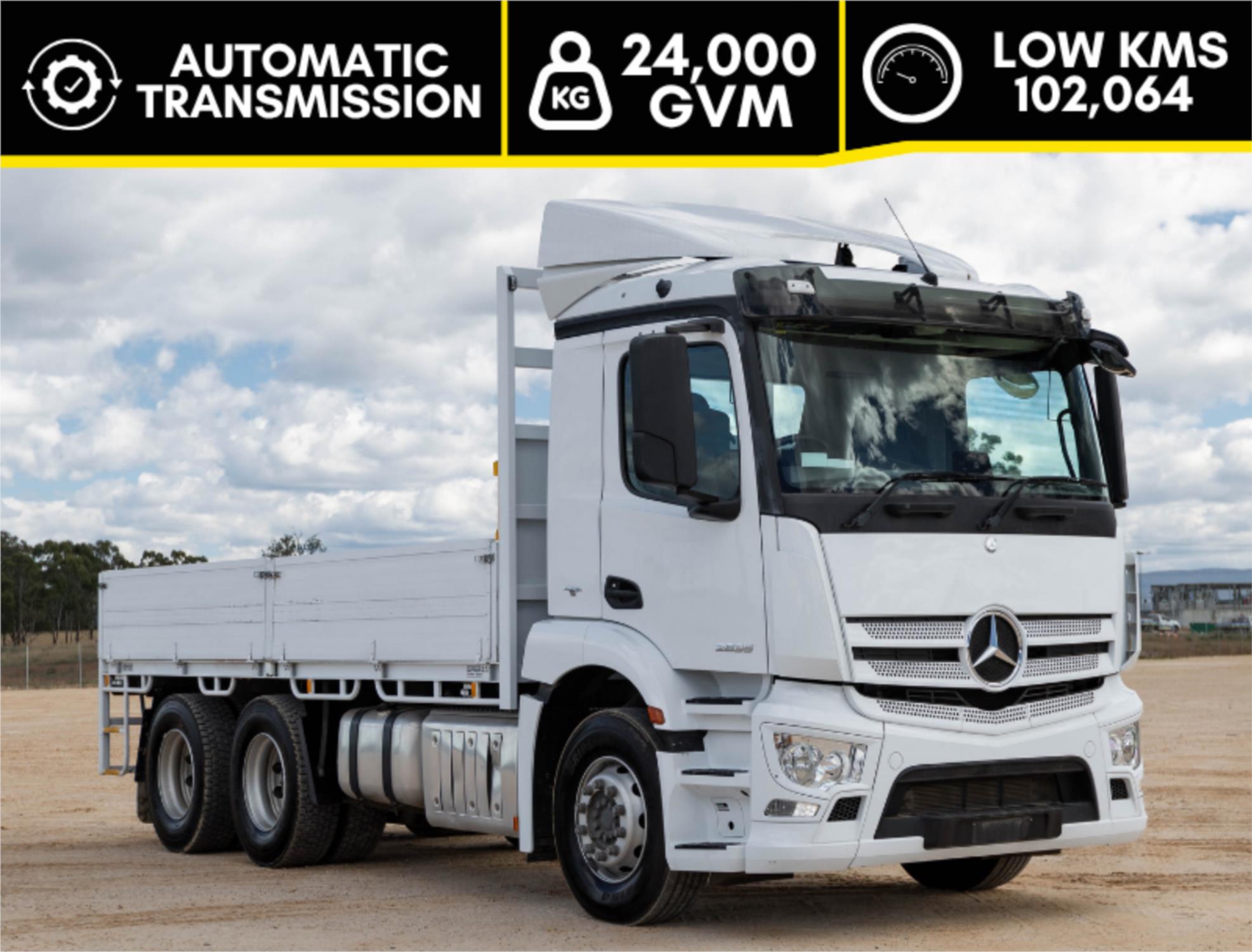 2018 Mercedes-Benz Actros Tray Dropside 2635