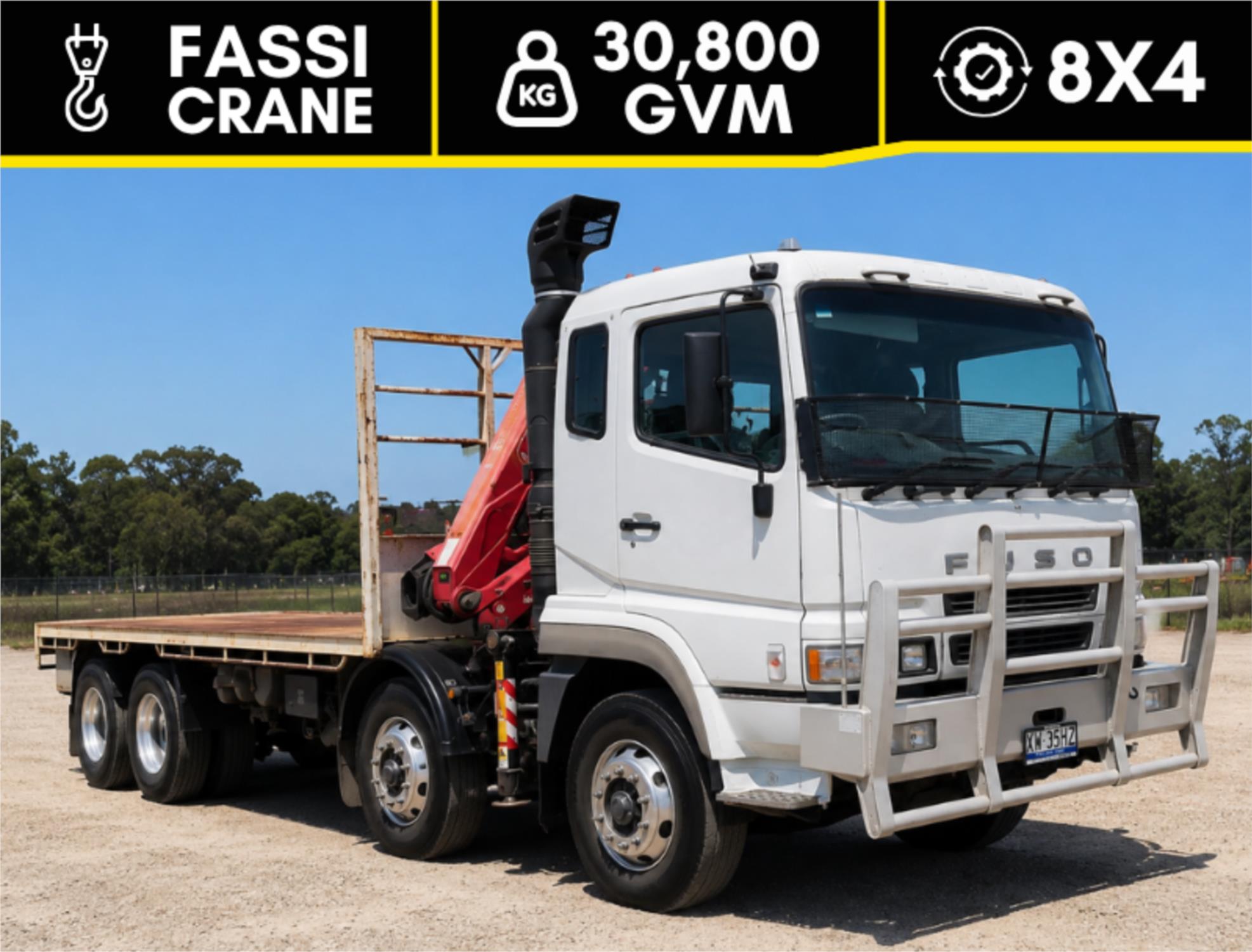 2009 Mitsubishi FS 8X4 Cab Chassis FS52JS