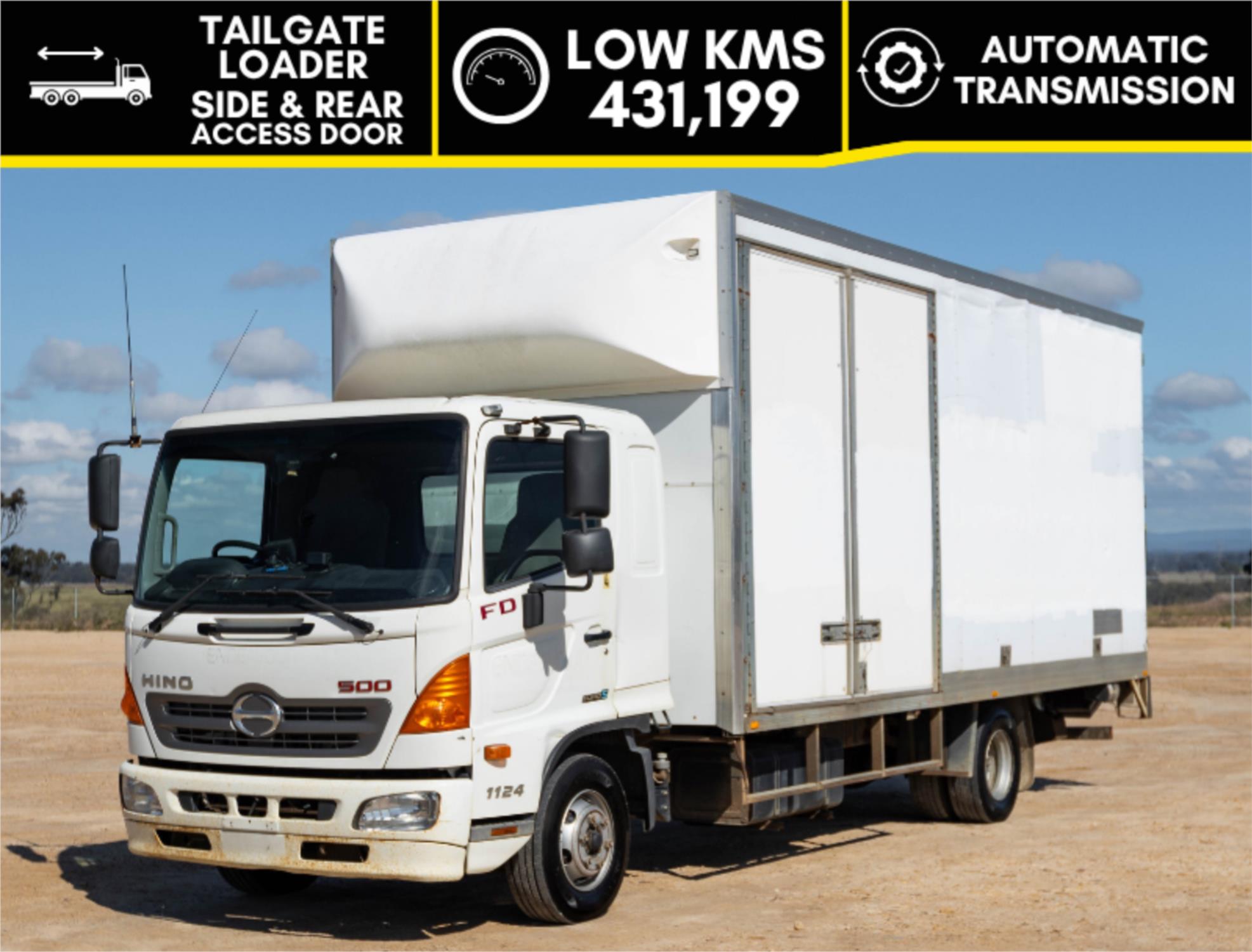 2013 HINO 500 Series Removalist FD1124