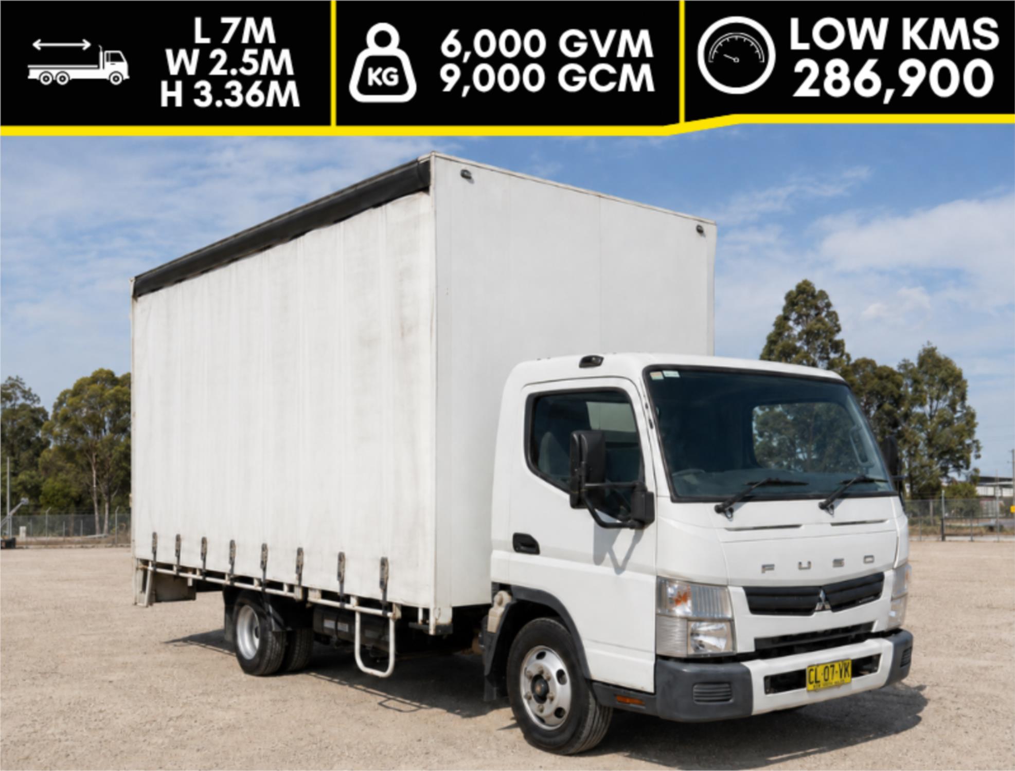 2016 Fuso Canter Cab Chassis 615