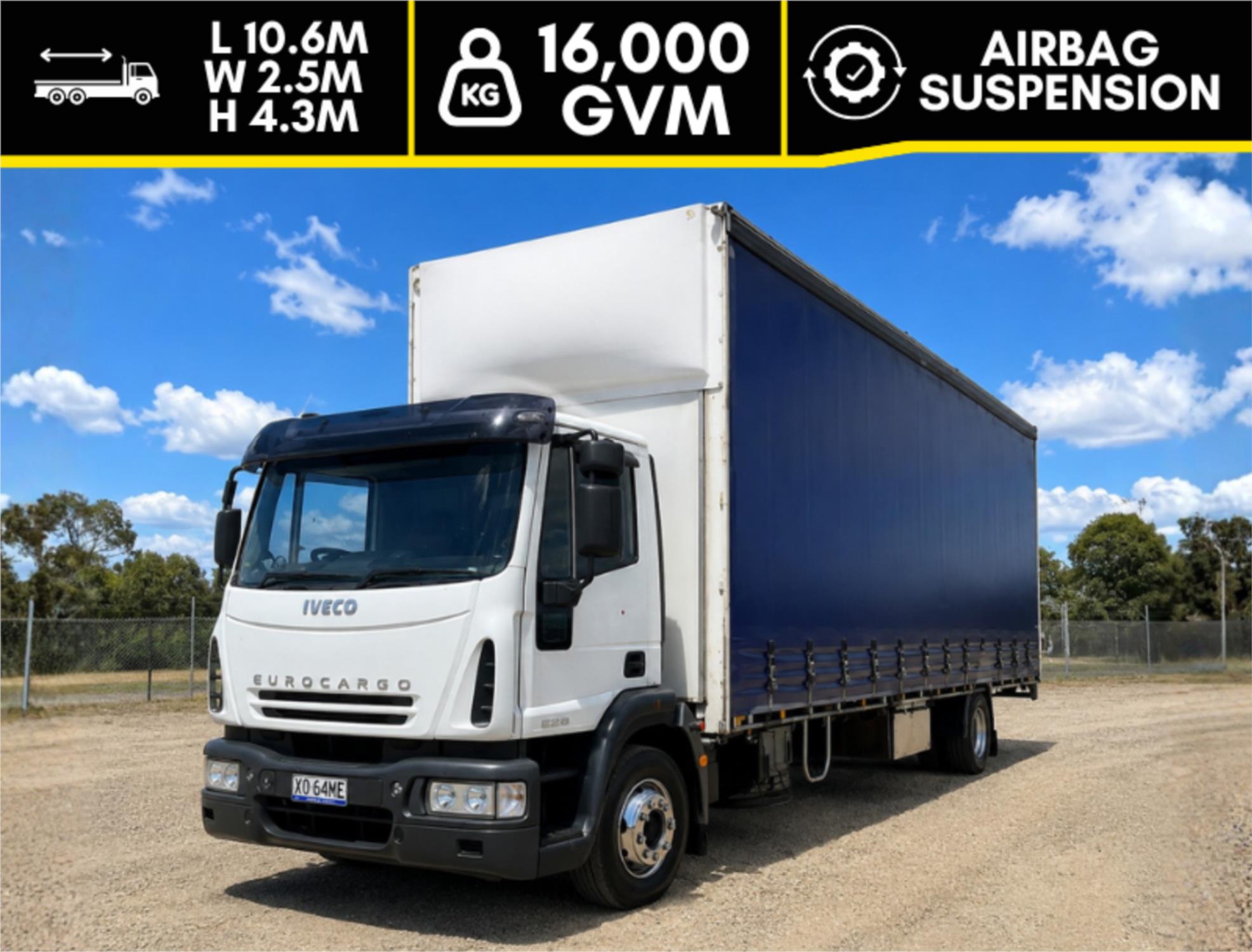 2006 IVECO ML160 Curtainsider