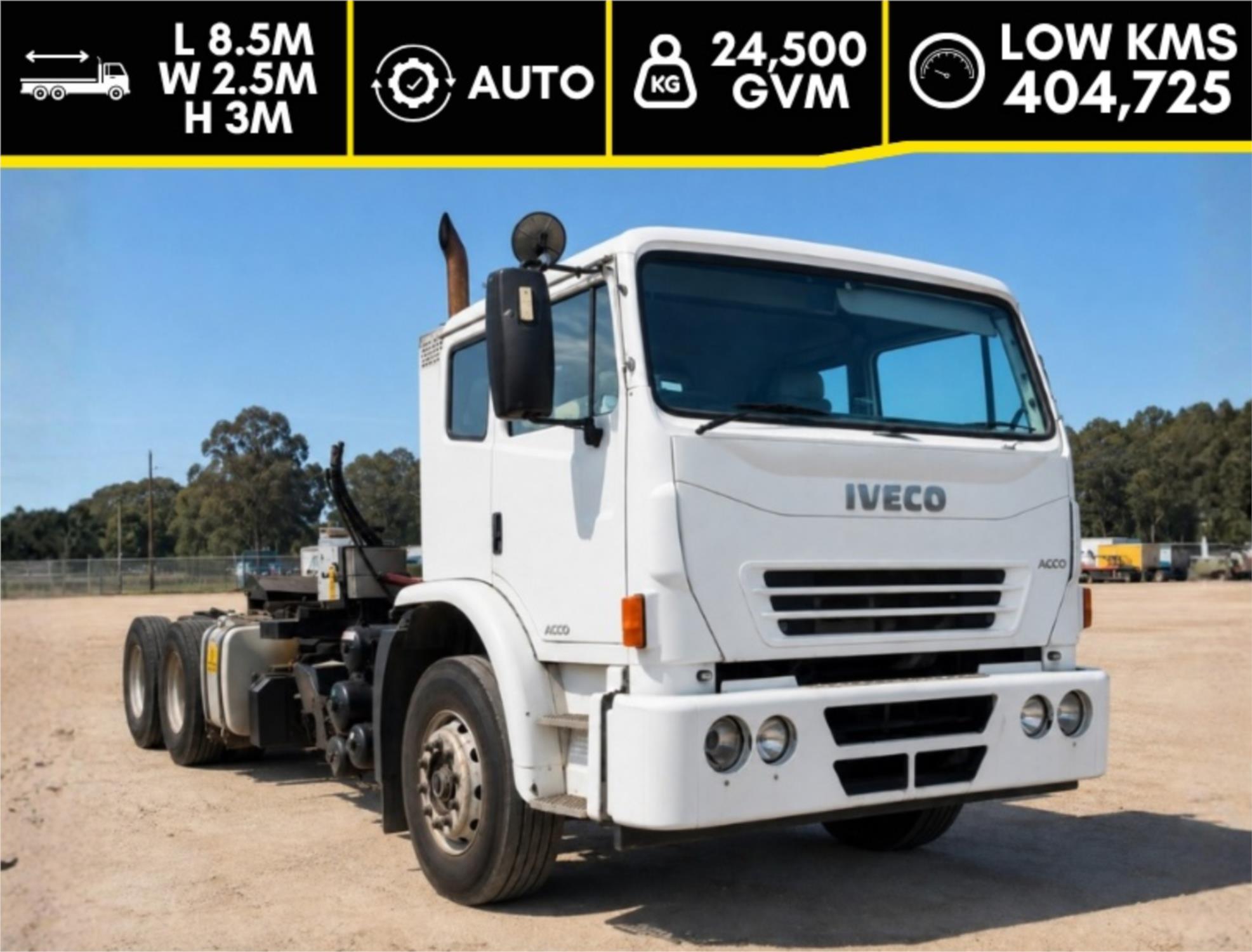 2012 Iveco Acco Cab Chassis F2350G 280