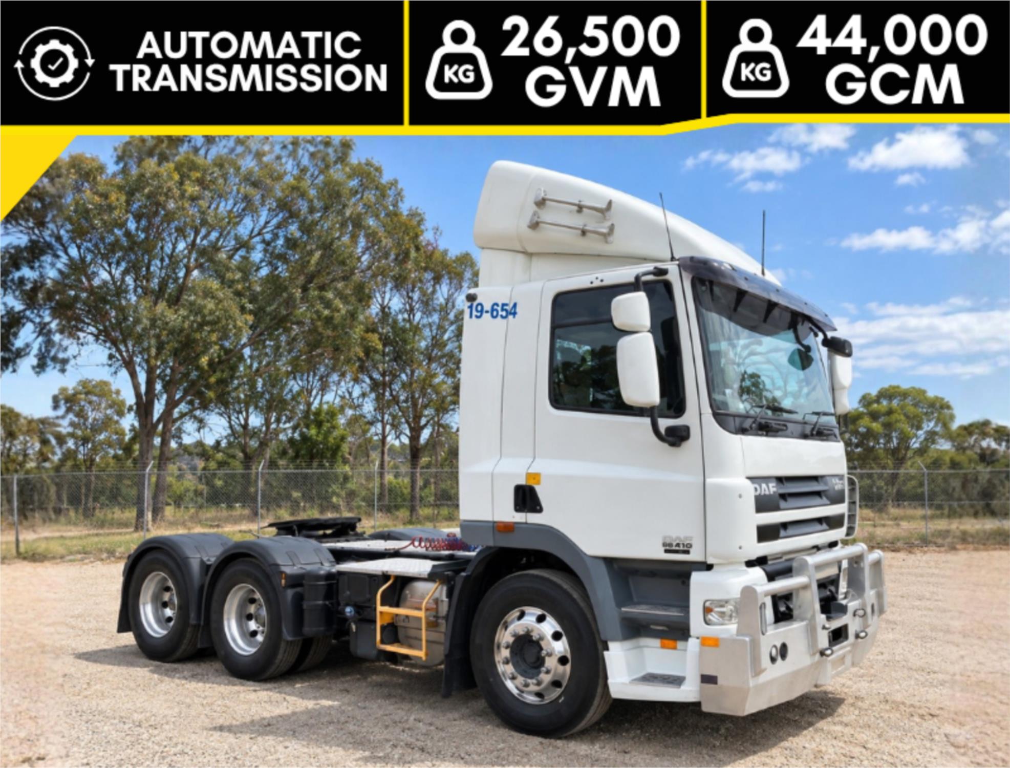 2019 DAF CF7585 Prime Mover
